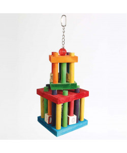 Jail Break Chewable Foraging Parrot Toy